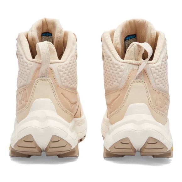 NWT Hoka Anacapa Mid GTX Hiking Shoes Shifting Sand / Eggnog Gore Tex Boots - Picture 13 of 16